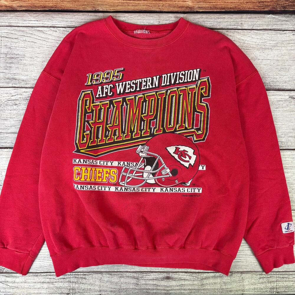 Vintage 1995 Kansas City Chiefs Logo Athletic Football Crewneck